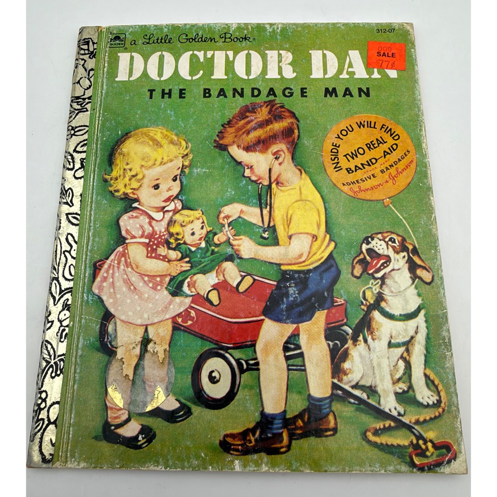 Doctor Dan The Bandage Man Little Golden Book Helen Gaspard Corinne Malverne